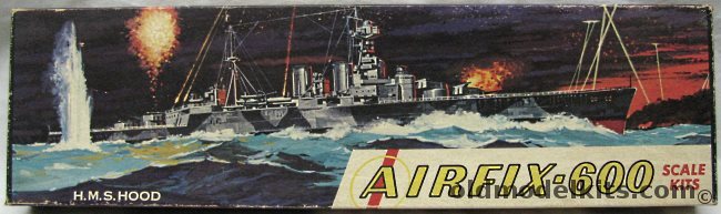 Airfix 1/600 HMS Hood Battlecruiser - Craftmaster Issue, S2-129 plastic model kit